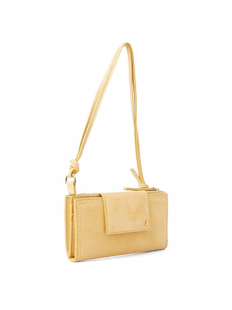 Pichoto Handbag in Suede Leather