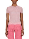 Blumarine T-shirt Rosa Con Logo Rosa flblm0250003pin