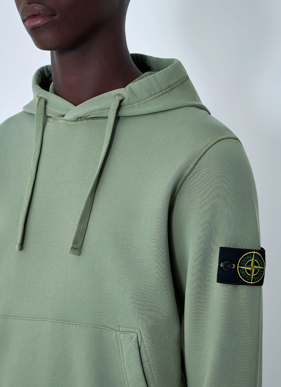 Logo Motif Hooded Sweatshirt