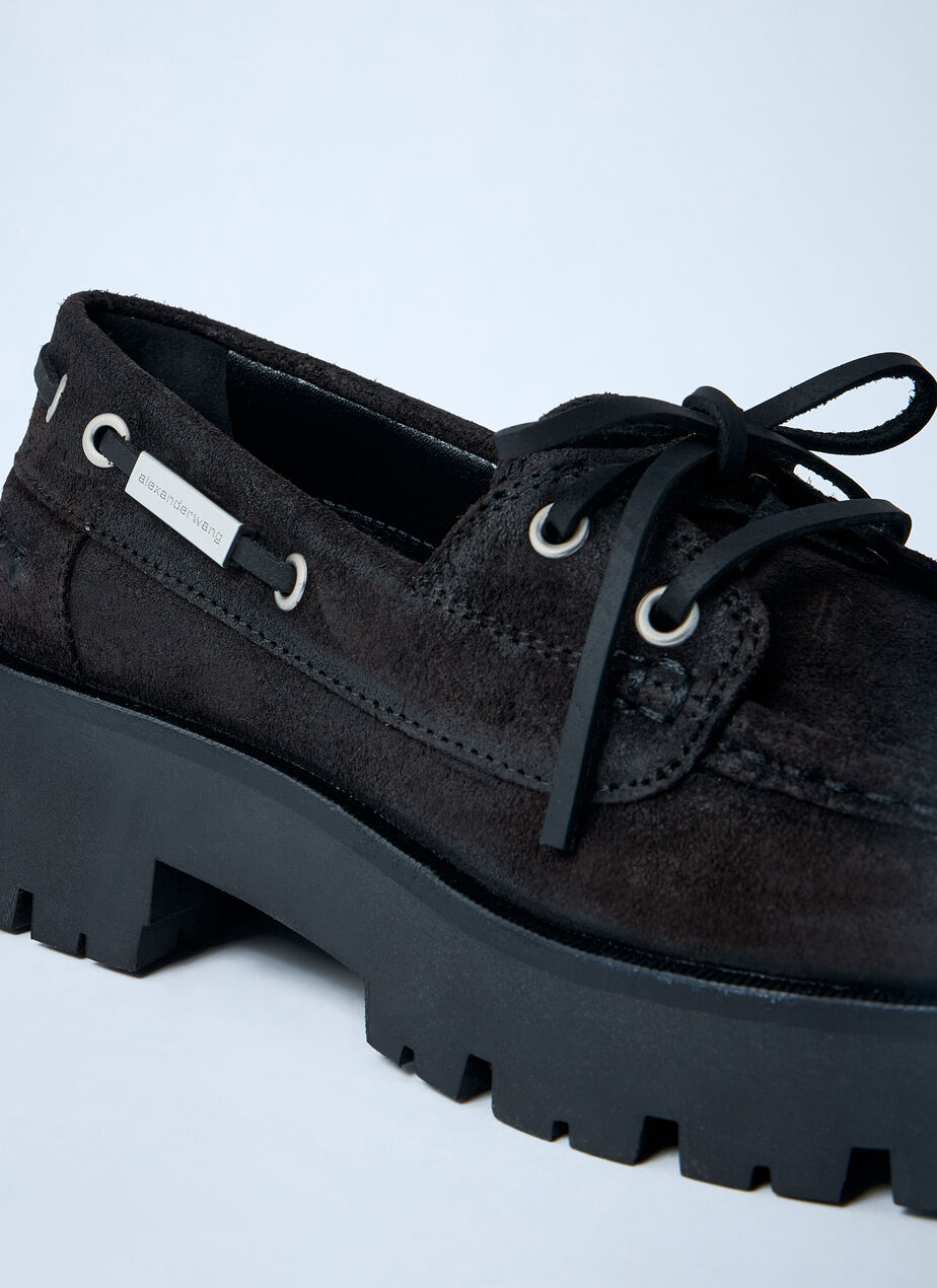 Suede Carson Boat Loafers