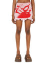 LOUISE LYNGH BJERREGAARD Ruffle Trim Mini Skirt Pink flllb0248007pin