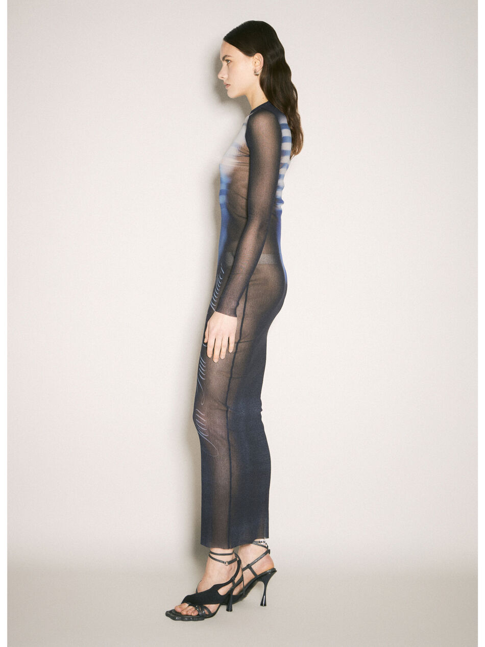 Le Mâle Crewneck Maxi Dress