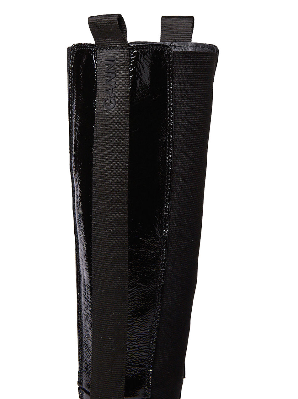 Cleated Heeled Chelsea Boots