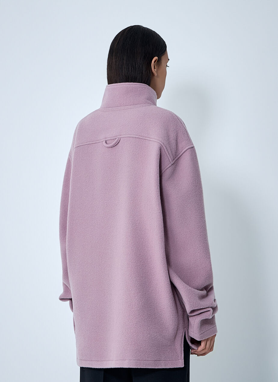 Zip-Up Fleece Sweatshirt