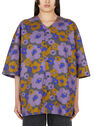 Acne Studios Floral Shirt Purple flacn0249008ppl