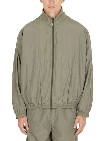 Zip Track Jacket in Green