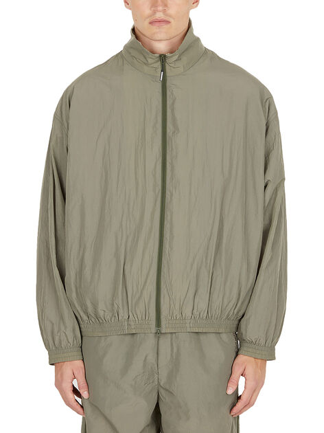 Zip Track Jacket in Green