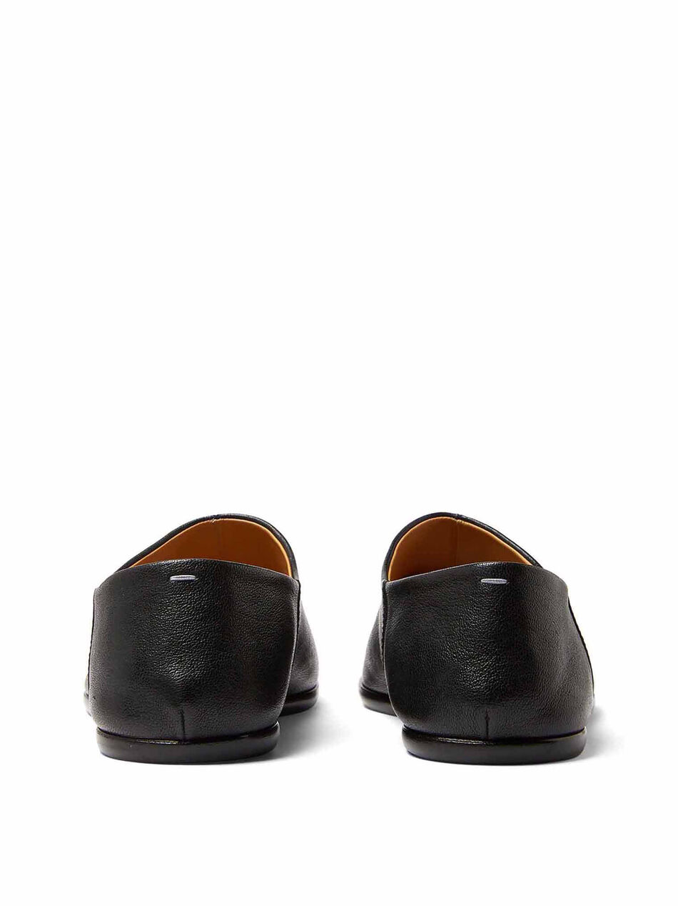 Slip-on Tabi Leather Shoes