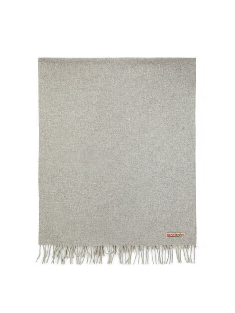 Logo Patch Scarf in Grey