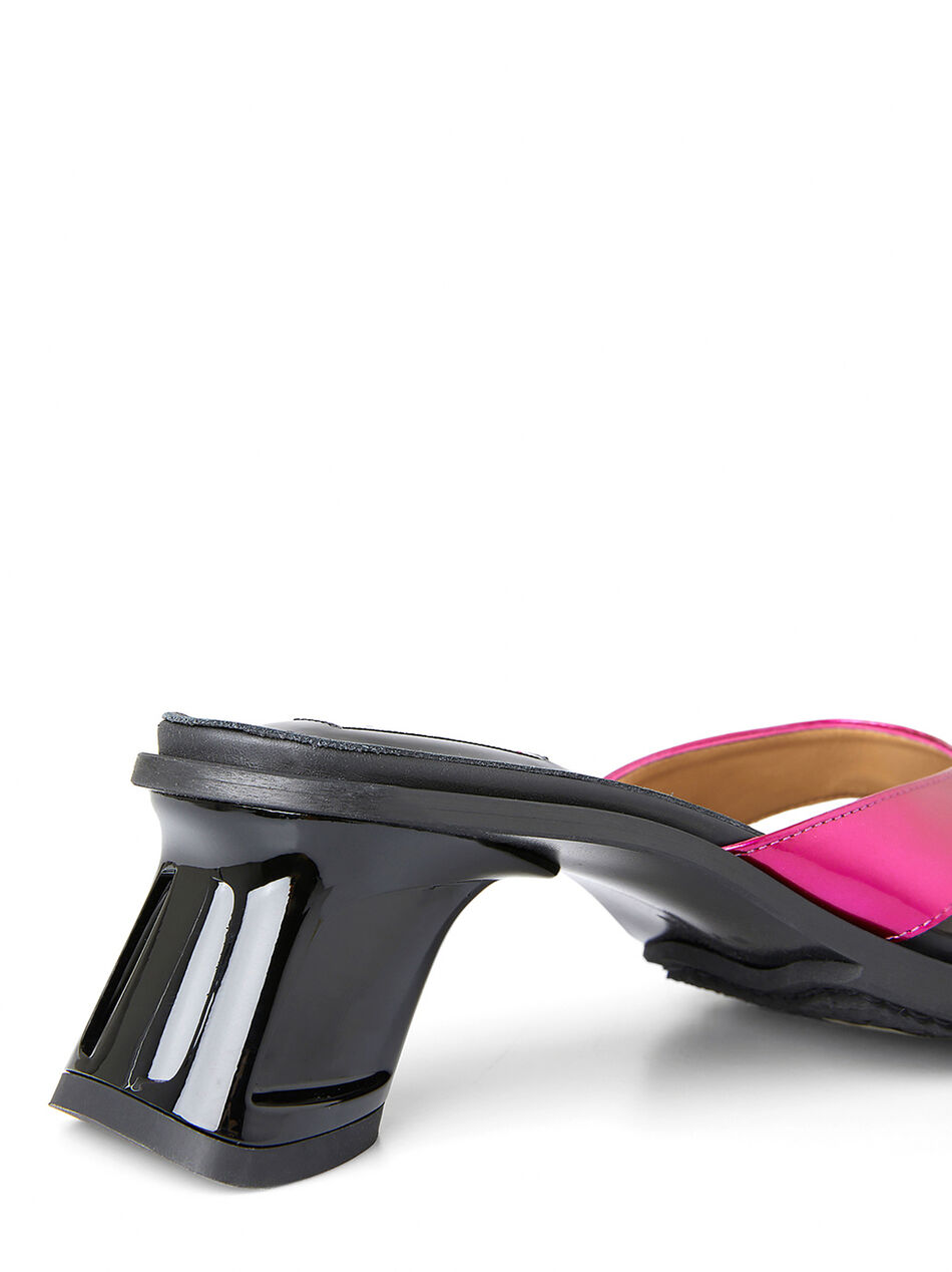 Ava Heeled Sandals in Pink