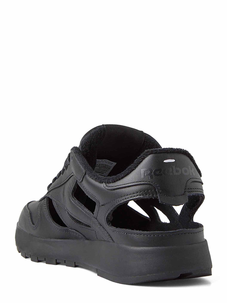 Classic Leather DQ Sneakers in Black