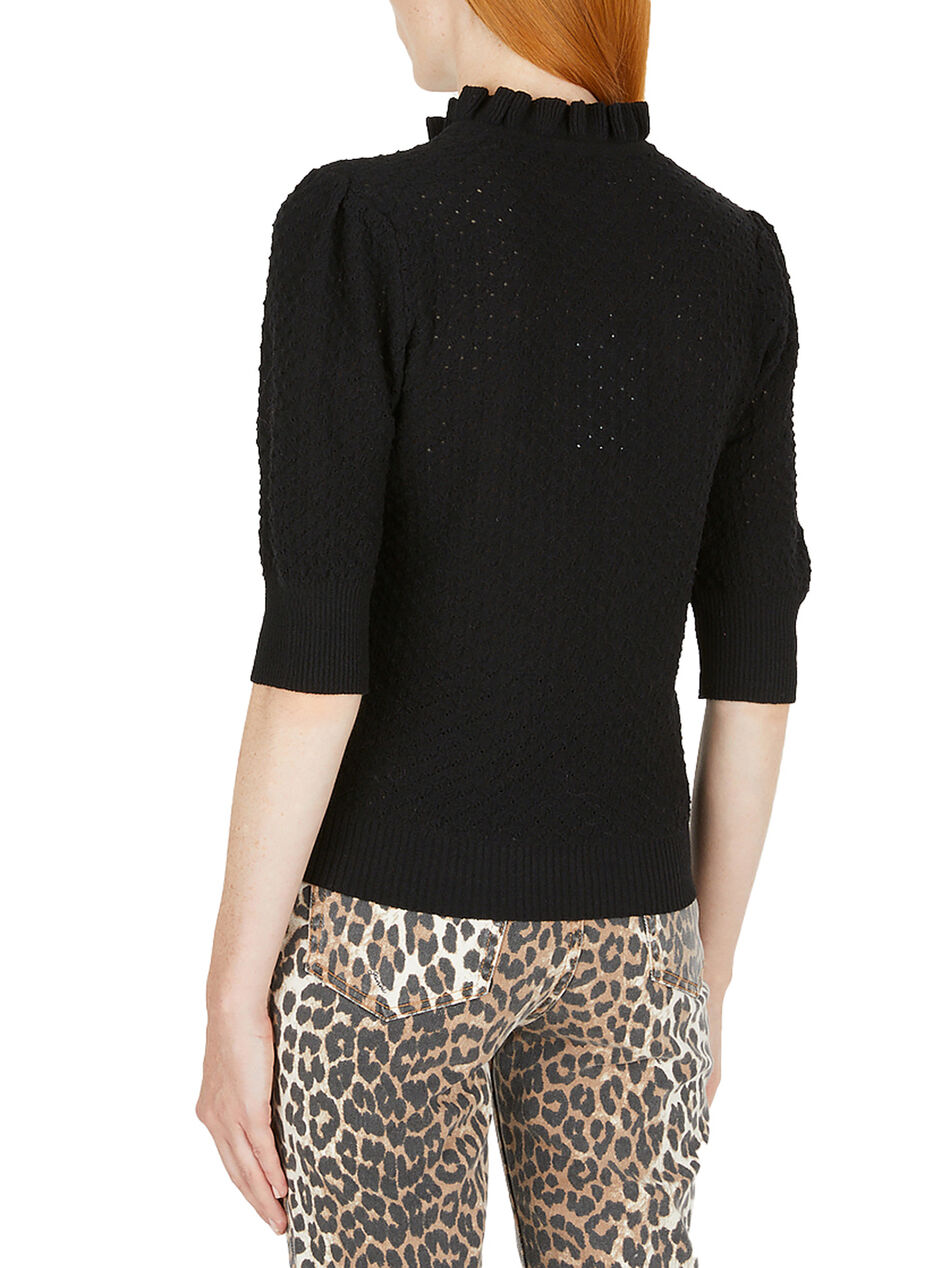 Black Sweater witn Cut-Out Detail