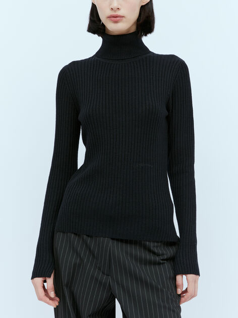 Open Back Wool Sweater