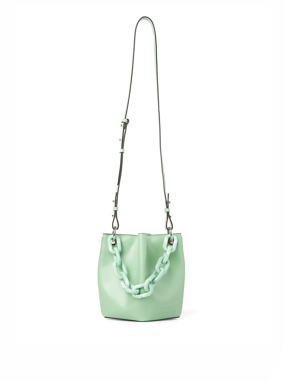 Banner Diamond Small Bucket Bag Peapod