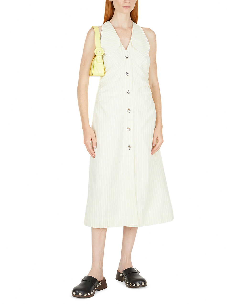 Stripe Mid Length Dress