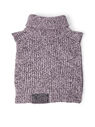 GANNI Structured Rib Knit Bib Lilac Sachet Purple flgan0251054ppl