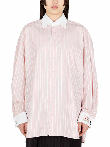 Raf Simons Striped Oversized Shirt | THE FLAMEL®