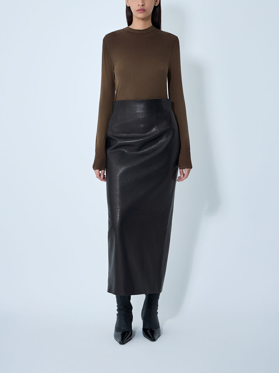 Loxley Leather Skirt