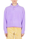 Jacquemus La Neve Polo Sweater in Lilac Lilac fljac0150024ppl