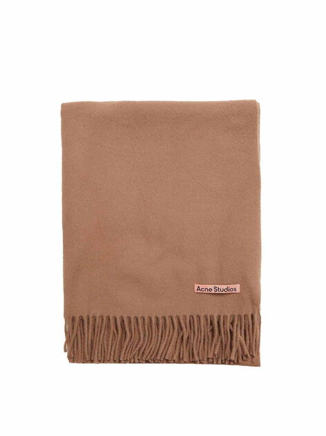 Canada Brown Wool Scarf