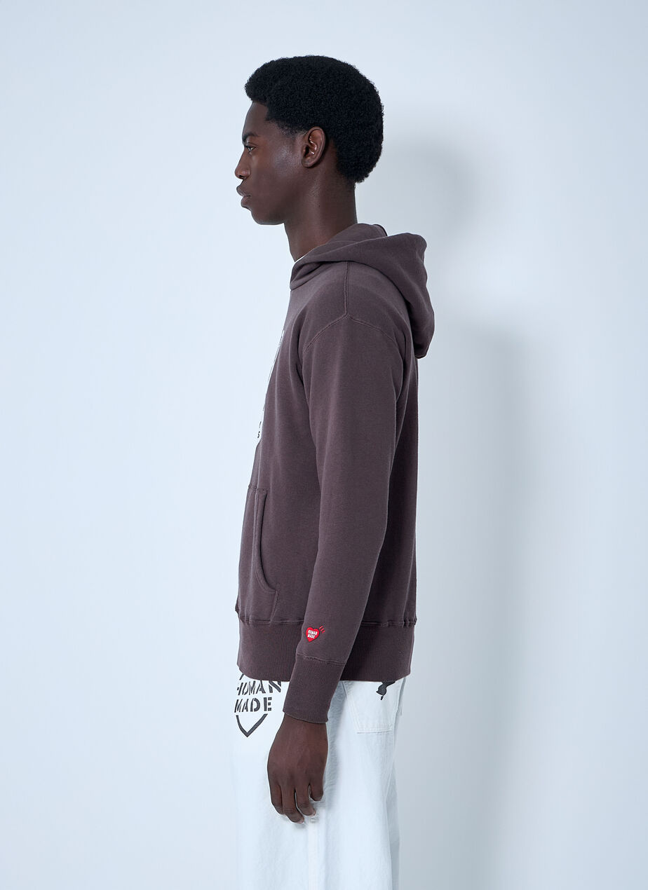 Logo Motif Hooded Sweatshirt