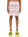 LOUISE LYNGH BJERREGAARD Sheer Panel Skirt Pink flllb0248002ppl