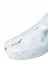 Maison Margiela Tabi Painted Effect Boots in White Leather White flmla0145026wht