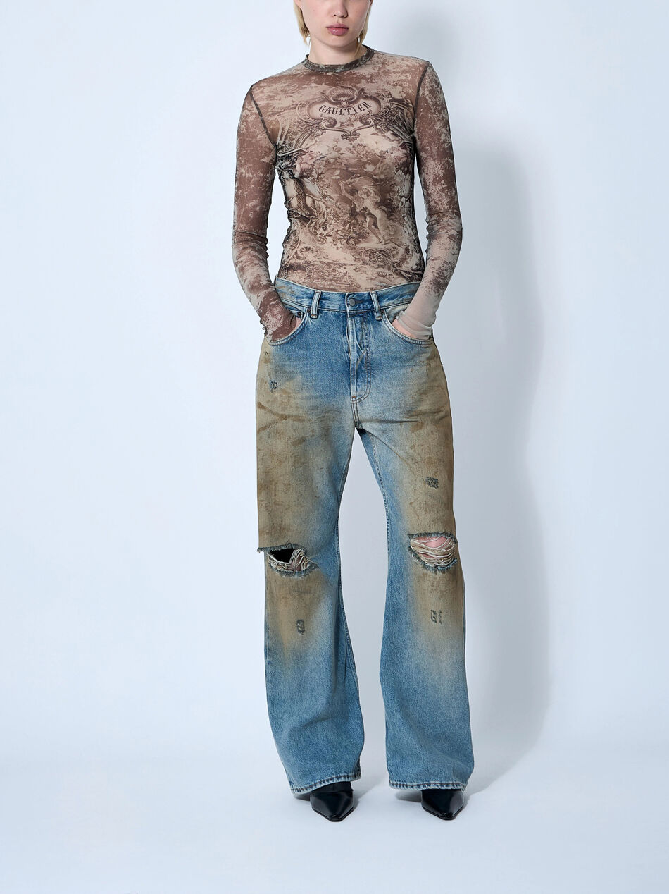 M&eacute;daillon Mesh Top