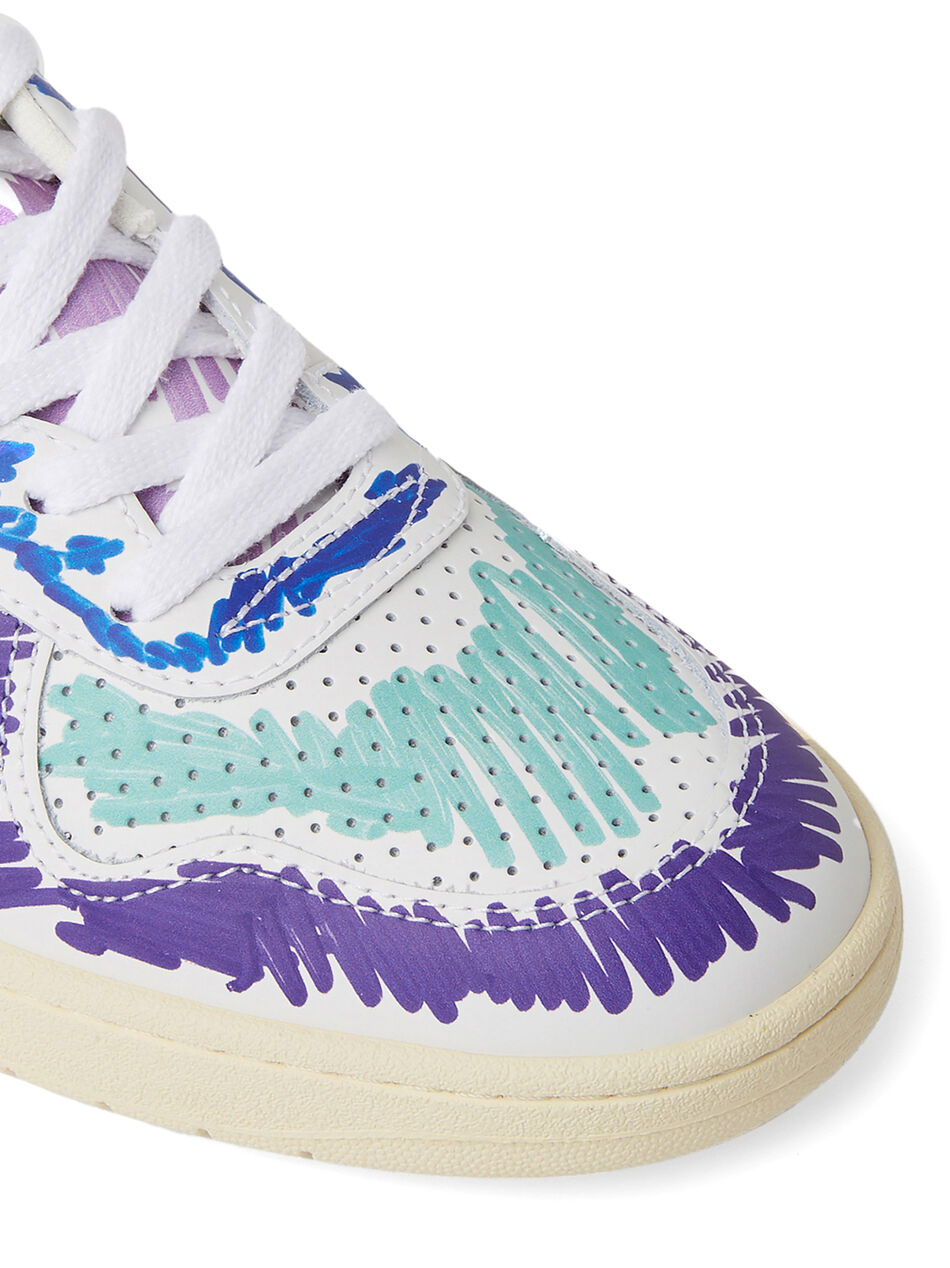 V10 Low Top Sneakers in Purple