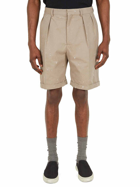 Tailored Beige Shorts