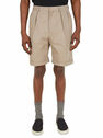Acne Studios Tailored Beige Shorts  flacn0148019bei