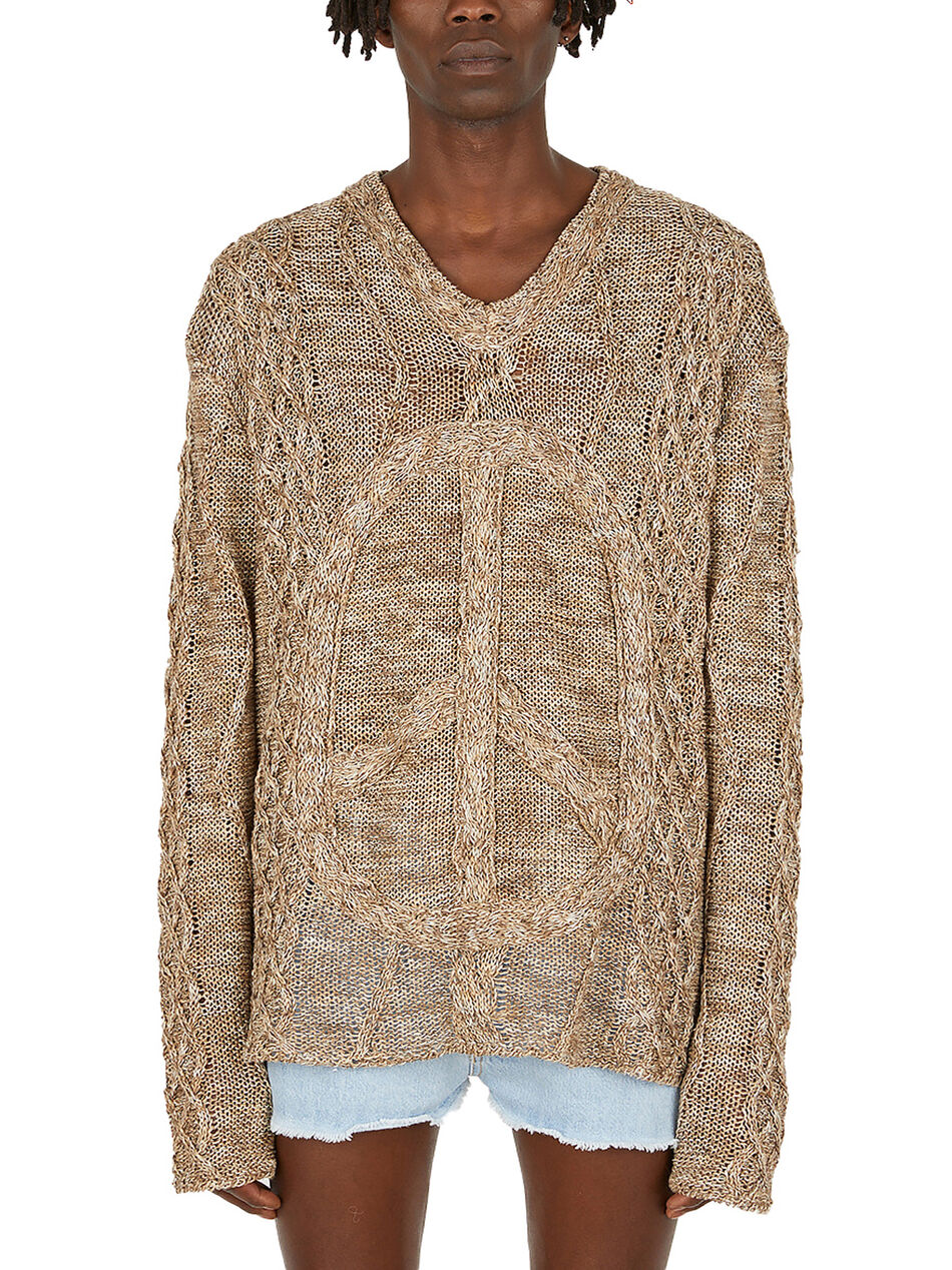 Grunge Cable Knit Sweater