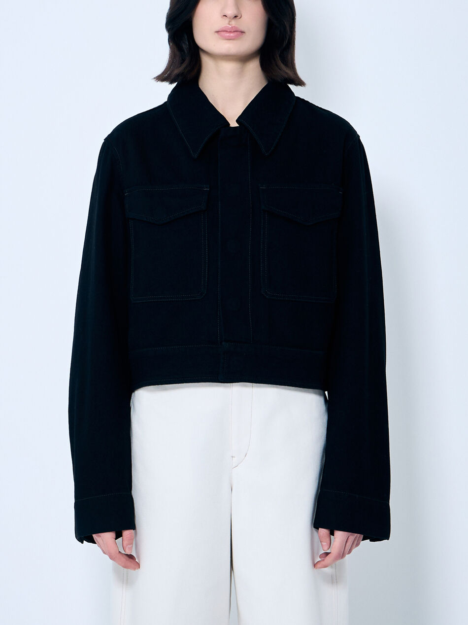 Cropped Denim Jacket