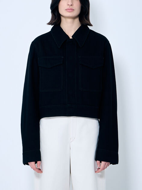 Cropped Denim Jacket