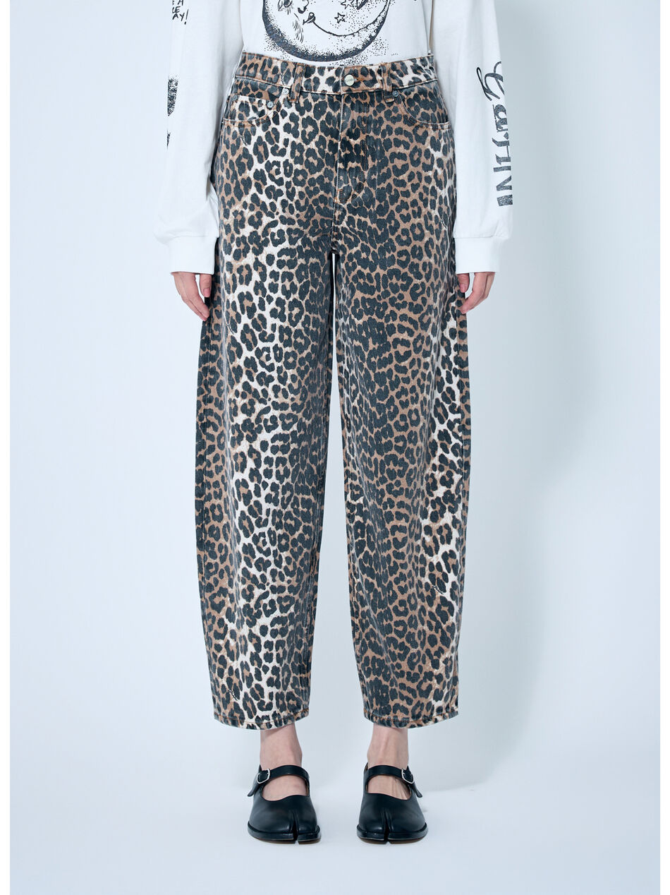 Leopard Stary Jeans