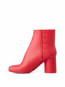 Maison Margiela Tabi Boots in Red PVC Red flmla0247022col