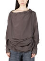 Vivienne Westwood Oversized Hebo Top Grey flvvw0251016gry