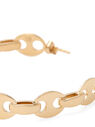 Paco Rabanne Eight Link Nano Hoop Earrings Gold flpac0250064gld