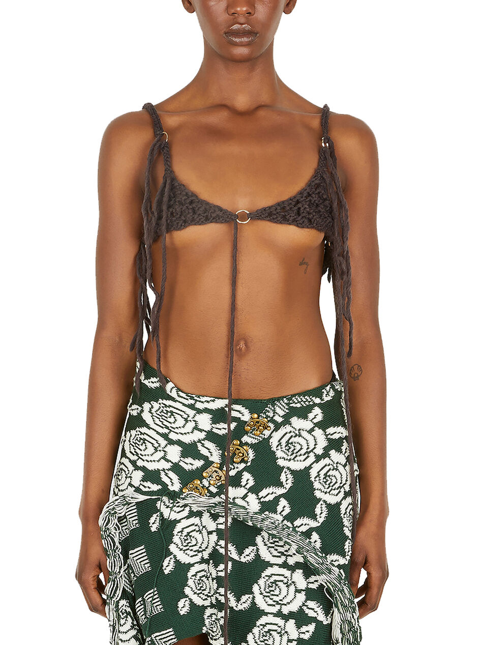 Hand Knitted Bra Top