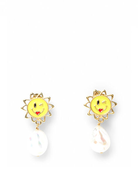 Sun Clip On Earrings