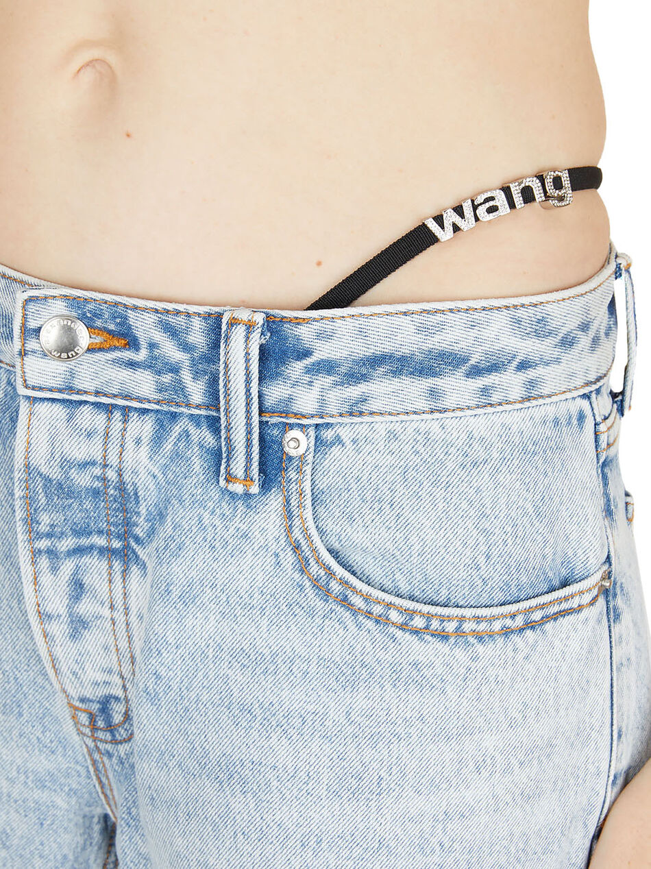 Logo Bikini Straps Jeans