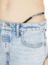 Alexander Wang Jeans con Bikini Straps con Logo Blu flawg0250023blu