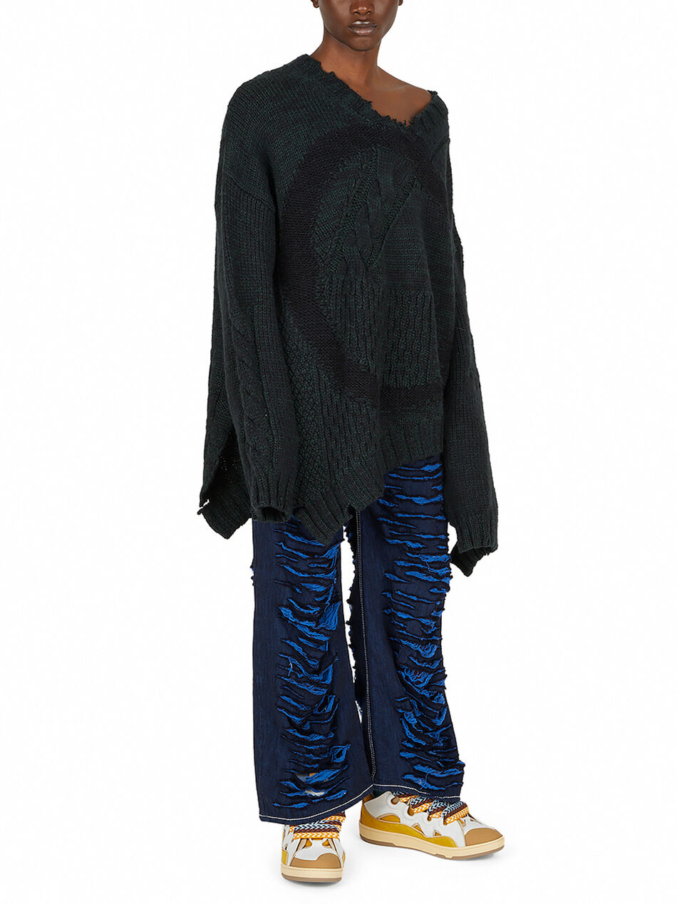 Distressed Ripped Jeans