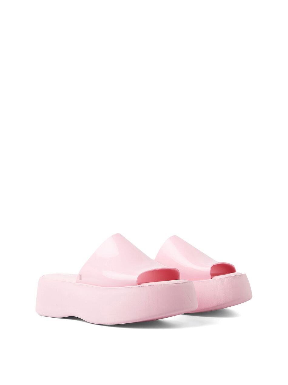 Becky Platform Sandals in Light Pink