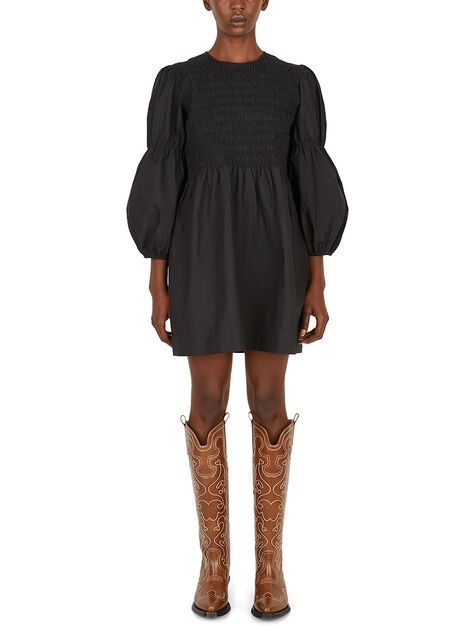 Puff Sleeve Smock Dress