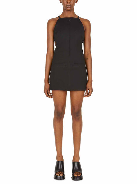 Mini Abito Nero Circle