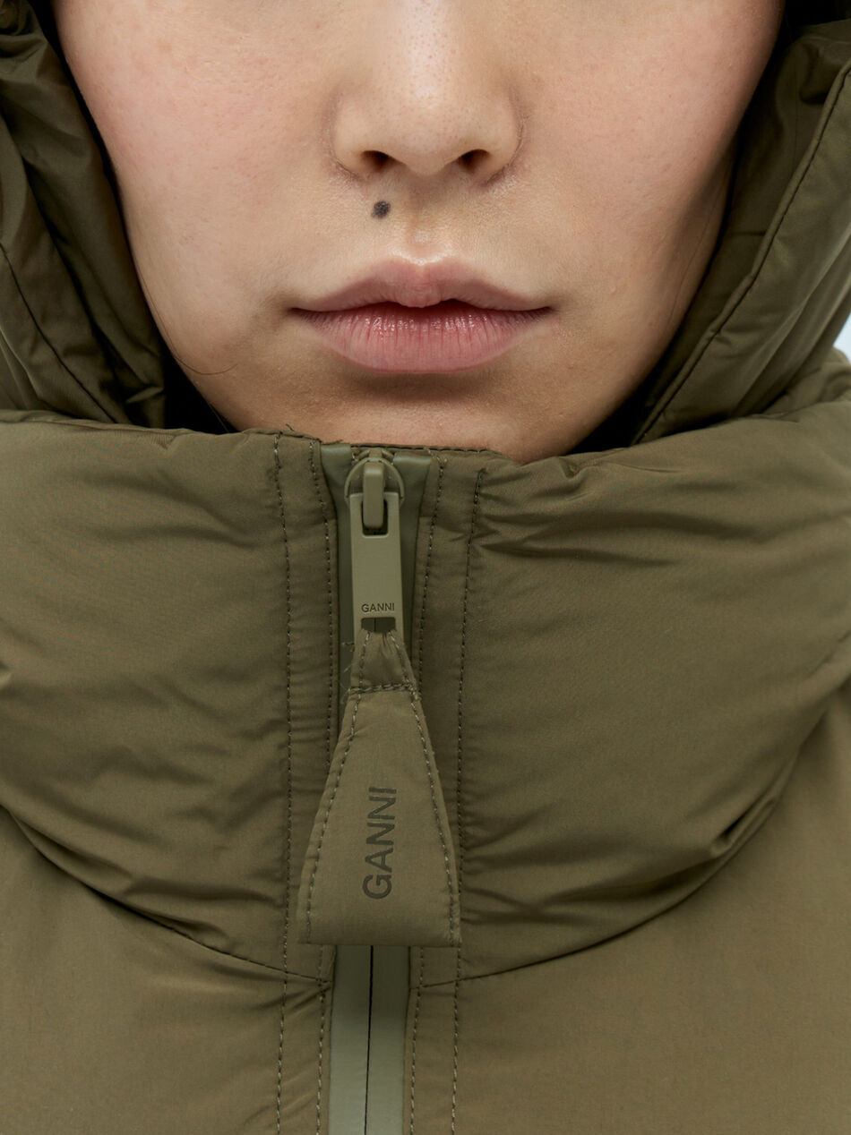 Soft Puffer Midi Jacket