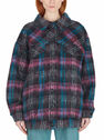 Marc Jacobs Oversize Jacket with Check Motif  flmcj0247005blk