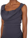 Vivienne Westwood Ginnie Draped Dress Blue flvvw0251018blu