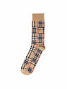 Burberry Patchwork Socks with Nova Check Motif  flbur0346016bei